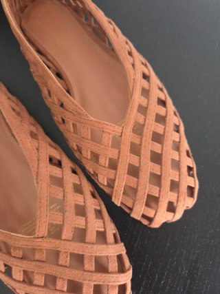Ballerine H&M marroni intrecciate