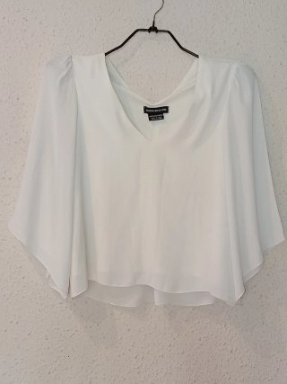Blusa Veneno en la Piel T.38 Blanca Fiesta
