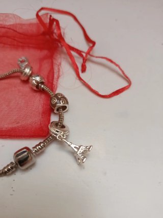 Pulsera Acero Chakra Torre Eiffel