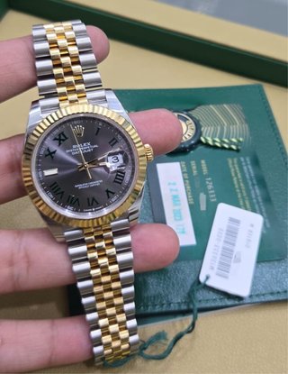 Rolex Datejust Wimbledon 41mm Oro y Acero jubilee