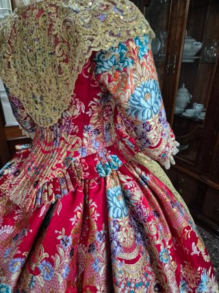 Traje de Fallera de seda estrecha Adulta