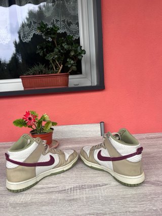 Nike Dunk High Scarpe Verde Oliva Bianco