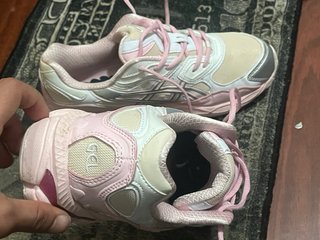 Asics Gel Zapatillas Deportivas Rosa y Blanco
