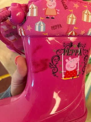 Botas de agua Peppa Pig rosas talla 23