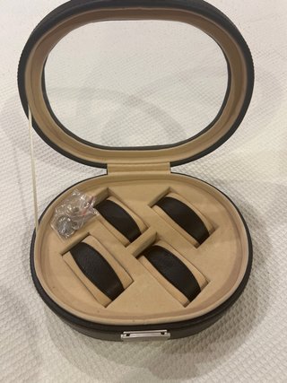 Joyero para relojes negro