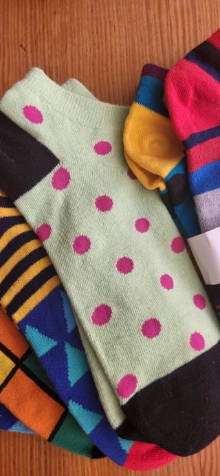 Calcetines mujer coloridos talla única