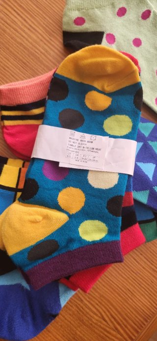 Calcetines mujer coloridos talla única