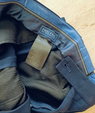 Abito da uomo Emblems blu