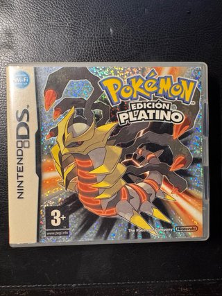 Pokémon Edición Platino Portada PAL ES Nintendo DS
