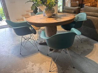 Sillones Eames Azul (Pack 4) no