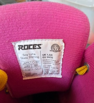 Patines 4 Ruedas Soy Luna Rosas