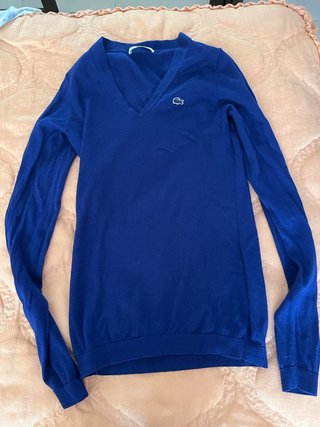 Jersey Pico Lacoste Azul Talla Xs