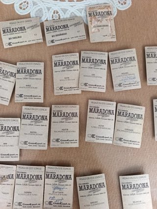 Lote 24 cromos fútbol vintage