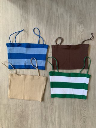 Conjunto 4 Tops Tirantes,de Subdued