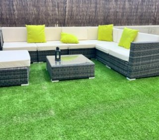 Set divani da esterno con tavolino
