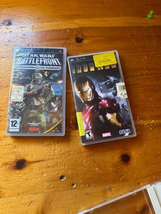 Giochi PSP: Star Wars Battlefront & Iron Man