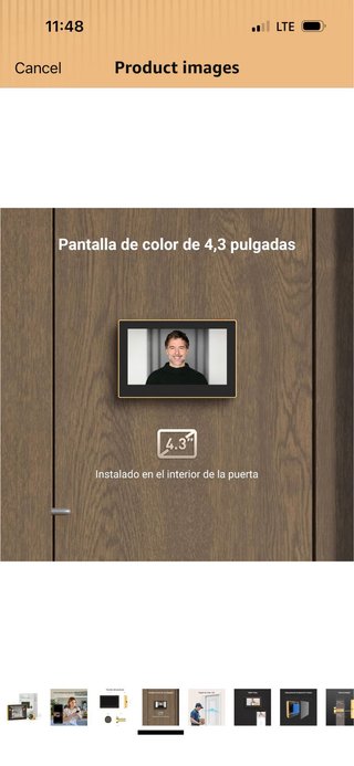 EZVIZ Digital Door Peephole with 4.3 Inch Color Sc