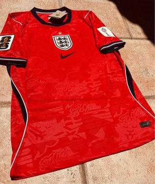 Camiseta Inglaterra 2ª Equipación Mundial Playervr
