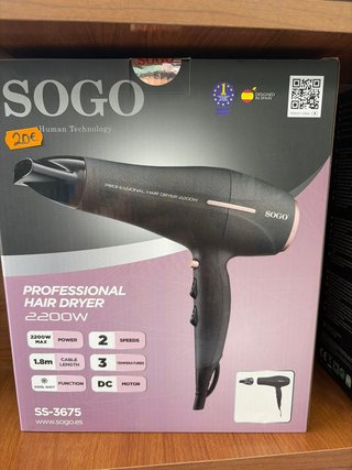 Secador de pelo SOGO 2200W