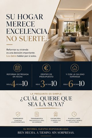 Reforma integral de viviendas