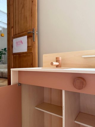 Cocina Liewood Madera Rosa Vintage