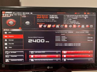 MEMORIA RAM KINGSTON HyperX Fury 16GB DDR4 2400MHz