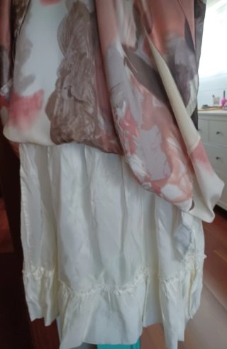 Vestido fiesta estampado talla 40