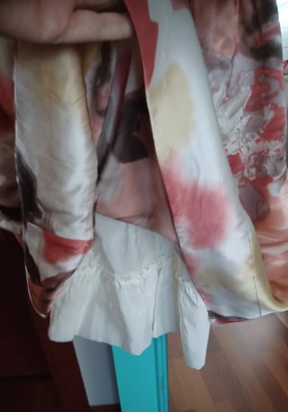 Vestido fiesta estampado talla 40