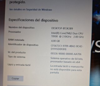 Portátil Lenovo Windows 10 Negro