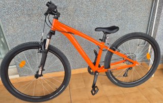 Bicicleta Montaña Niños Rockrider ST500 Naranja