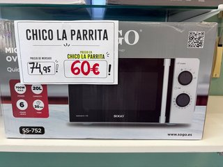 Microondas SOGO SS-752