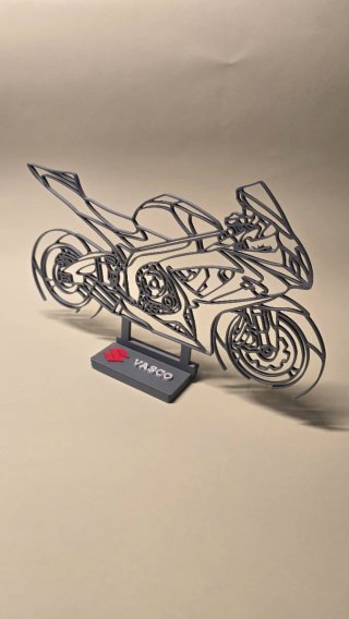 Silhueta gsxr moto