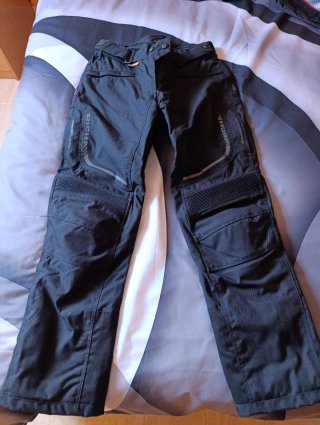 Pantalón cordura moto chica Rycha Negro