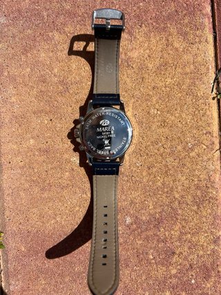 Reloj Marea Hombre Azul y Plateado