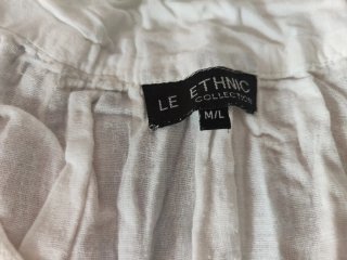 Vestido Blanco LE ETHNID Talla M/L