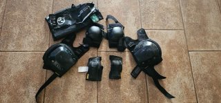 Protecciones skate rodillas y codos Talla S