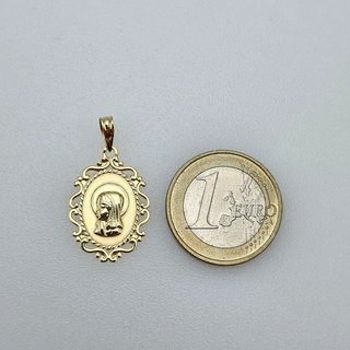 Colgante Oro 18K Virgen Niña 0.92gr 3cm