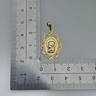 Colgante Oro 18K Virgen Niña 0.92gr 3cm