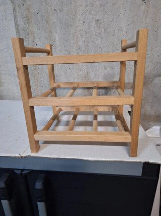 Botellero madera IKEA HUTTE