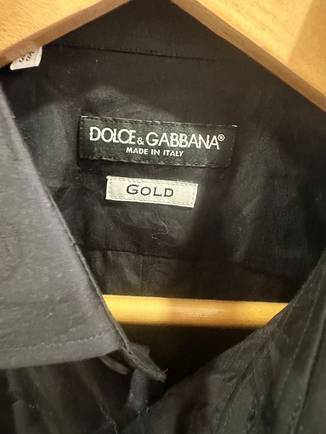Camisa Dolce & Gabbana Negra Estampada