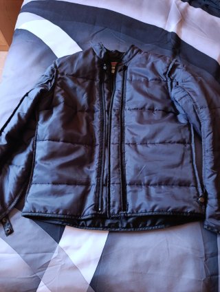 Chaqueta Cordura Evolution Negra y Roja