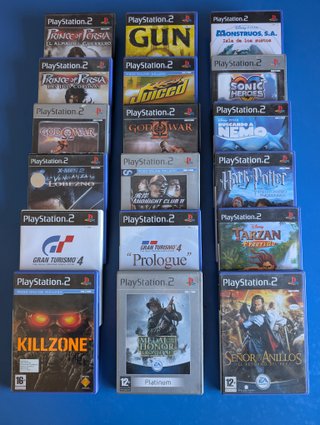 Consola PS2 + 19 Giochi + Accessori