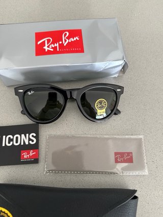 Gafas de Sol Ray-Ban Hexagonal Negras