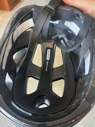 Casco de bicicleta negro