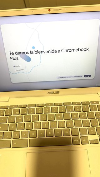 Portátil ASUS Chromebook Blanco Casi Nuevo