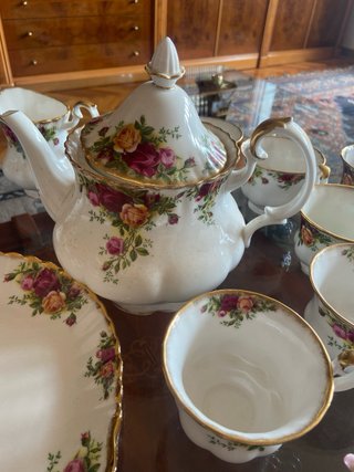 Royal Albert Country Rose Vajilla Porcelana.