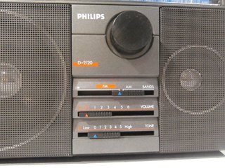 Radio Portátil Philips D-2130 Vintage - AM/FM