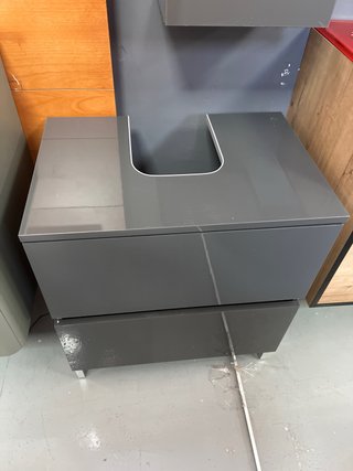 Mueble de baño moderno gris,blanco  En dos medidas