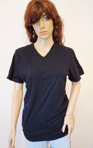 Polo Ralph Lauren Camiseta Negra V-Neck