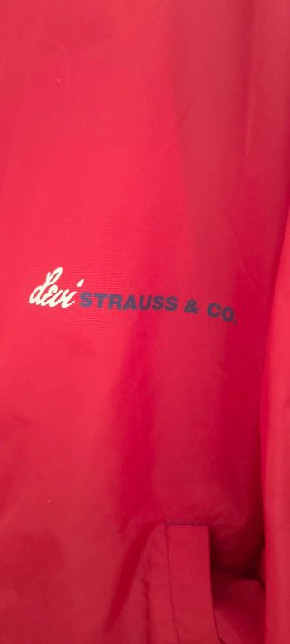 Chaqueta Impermeable Levi's Roja Talla L